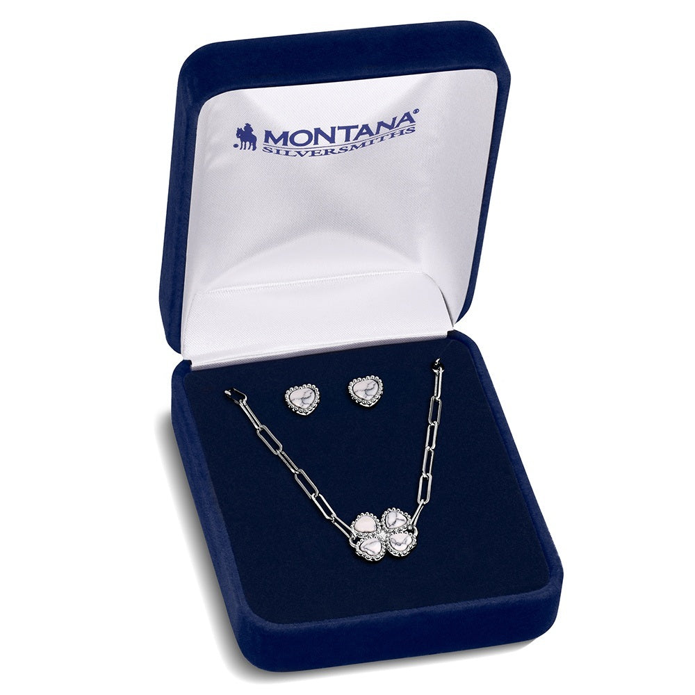 Montana Silversmiths Ensemble de bijoux Halo floraux