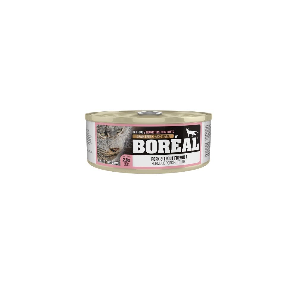 Boréal Conserve Pour Chat, Porc Et Truite 80g