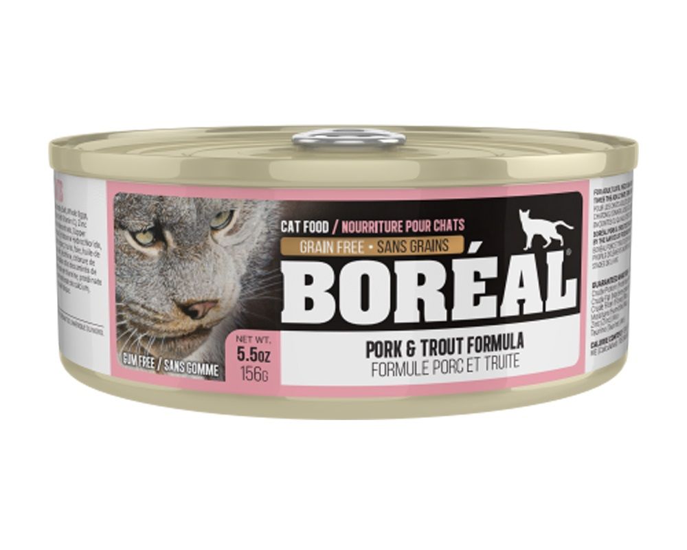 Boréal Conserve Pour Chat, Porc Et Truite 156gr