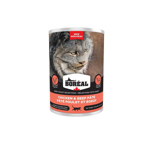 Boréal West Coast, Conserve Pour Chat, Poulet Et Boeuf 400g