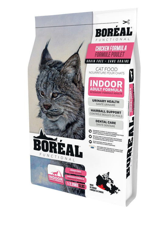 Boréal Functional, Nourriture Pour Chat D'intérieur - Poulet 2,26kg