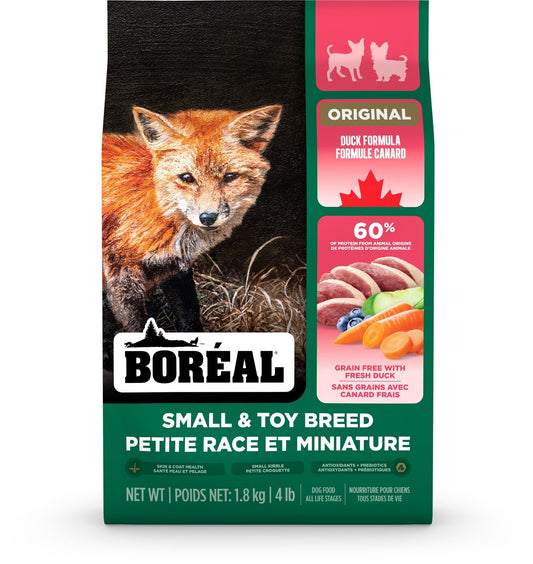 Boreal Chien Petite Race Sans Grains Canard 1.8 Kg