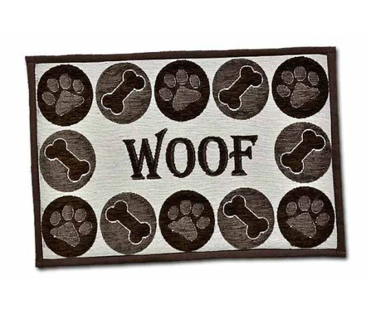 Loving Pet Tapis Bella - Woof Brun (12,5"x19,25")