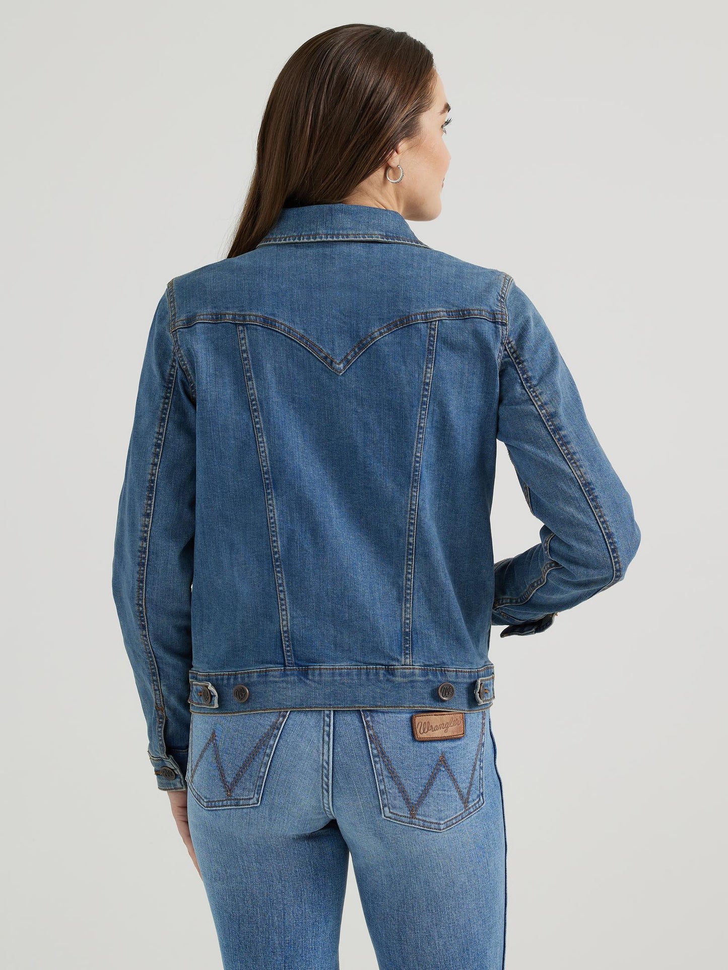 Veste de mode Wrangler® Western - Denim foncé