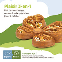 Accessoire de nourrissage comestible Living World, Papillon, orange, 180 g