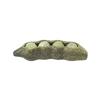 Jouet à mâcher comestible Living World, Cosse de pois, vert, paquet de 3,75 g