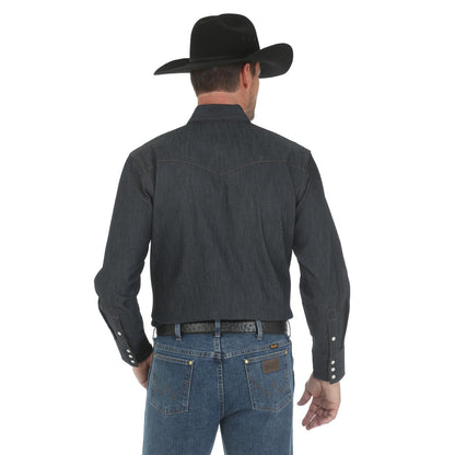 Wrangler Advanced Confort Workshirt Denim pour Homme