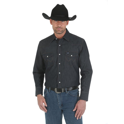 Wrangler Advanced Confort Workshirt Denim pour Homme