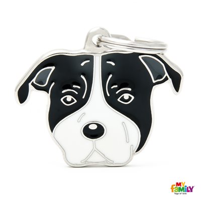 Medaille Black And White Amstaff