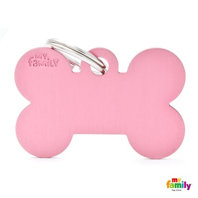 Medaille Big Bone Aluminium Pink