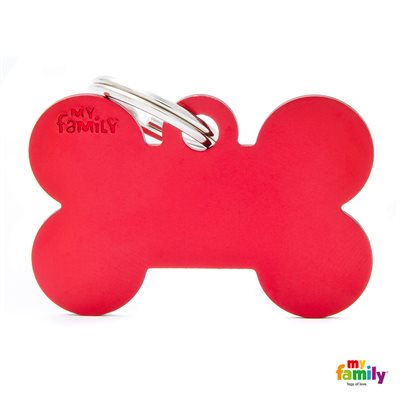 Medaille Big Bone Aluminium Red