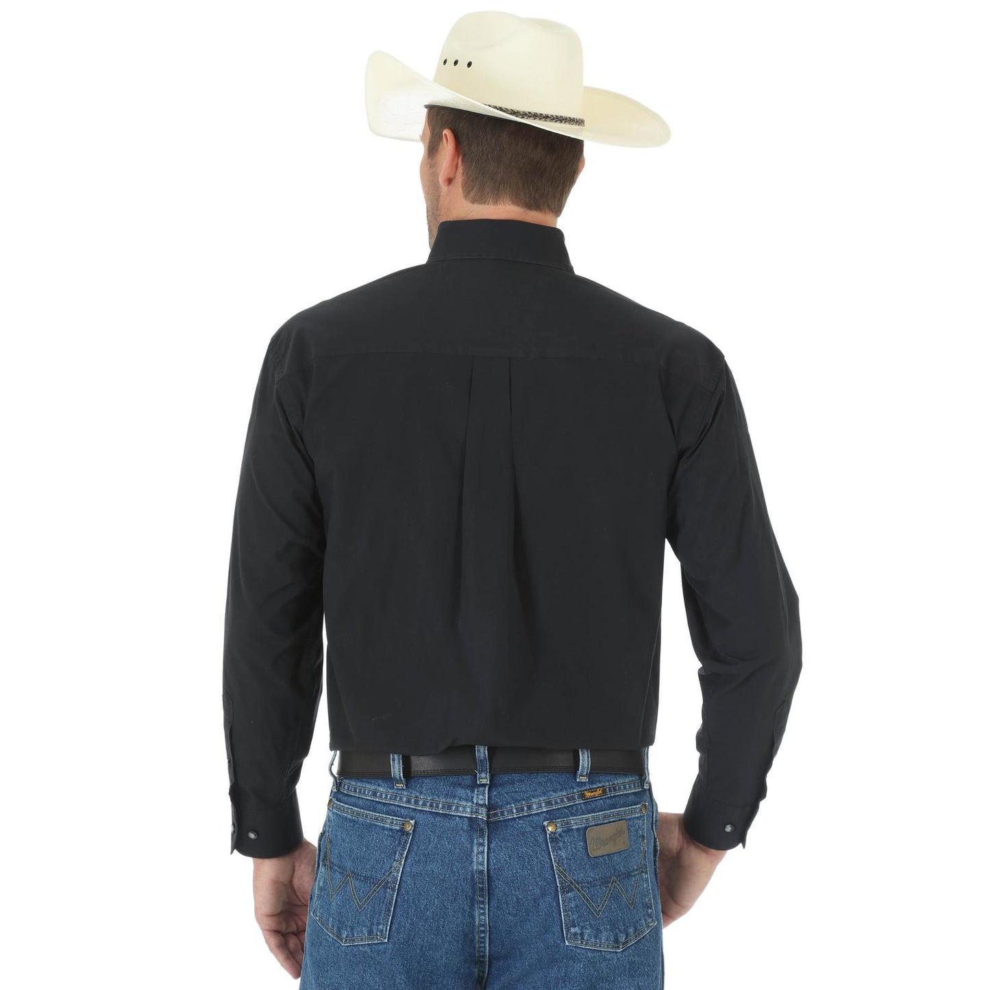 Wrangler George Strait Chemise manches longues Noir pour Homme