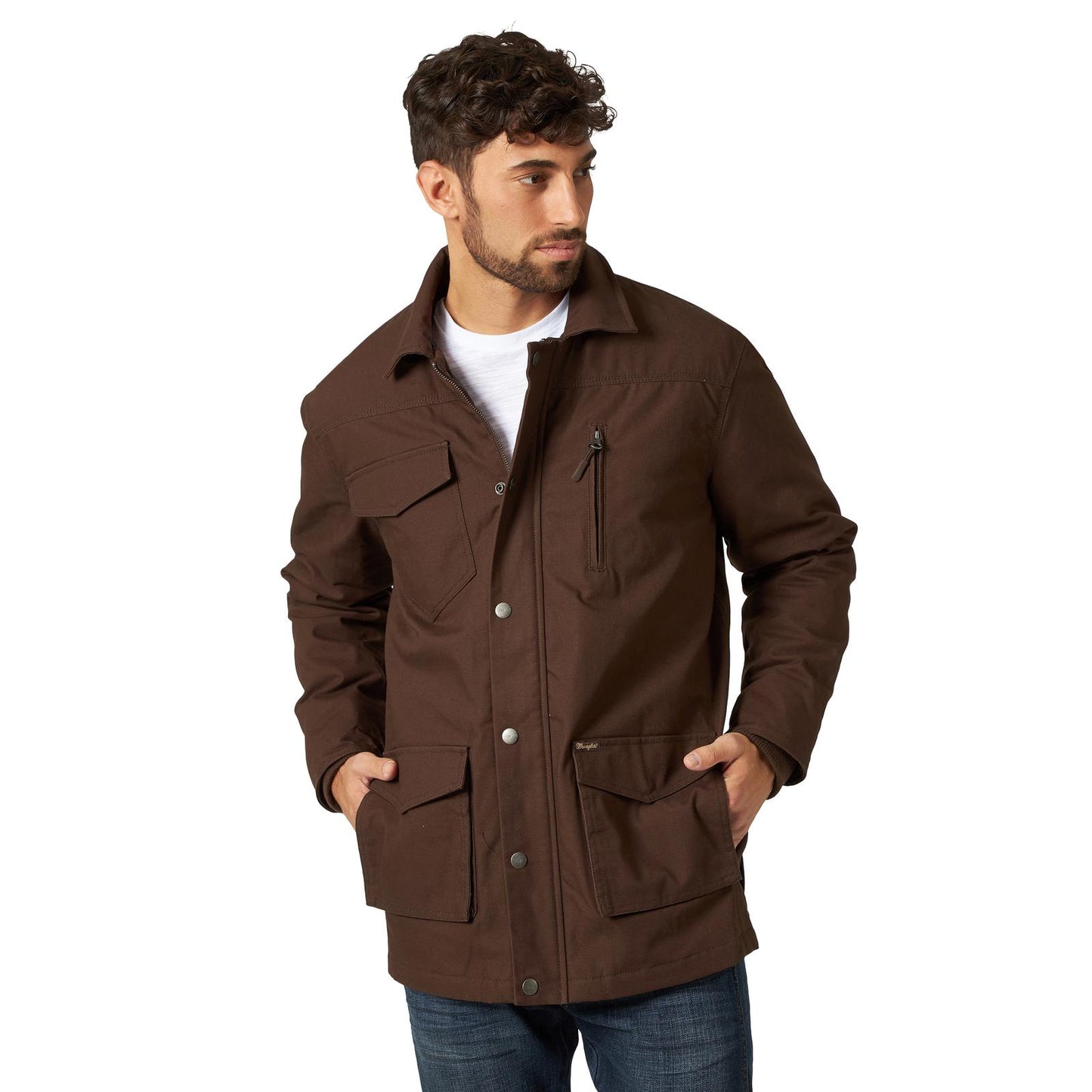 Wrangler Barn Coast Brun Foncé pour Homme