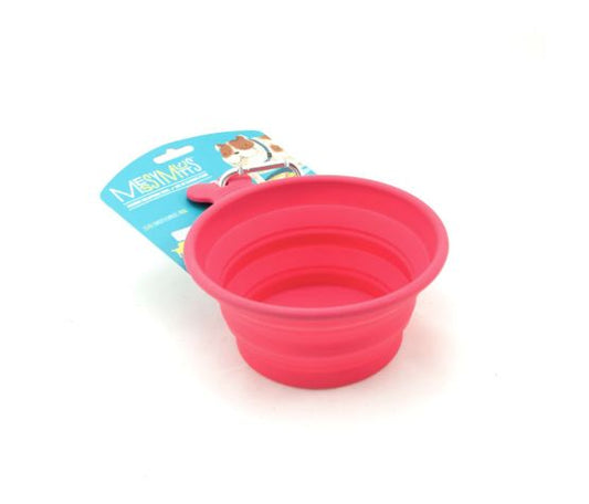 Messy Mutts Bol En Silicone Rétractable Grand 3 Tasses Pastèque