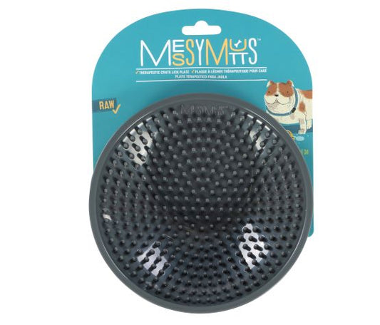 Messy Mutts Bol à Lécher Thérapeutique Pour Cage, 6" - Gris Froid