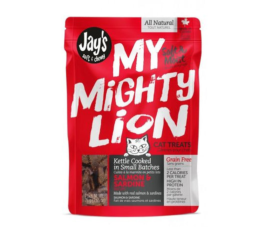 Jay's My Mighty Lion, Gâteries Pour Chat, Saumon 75gr