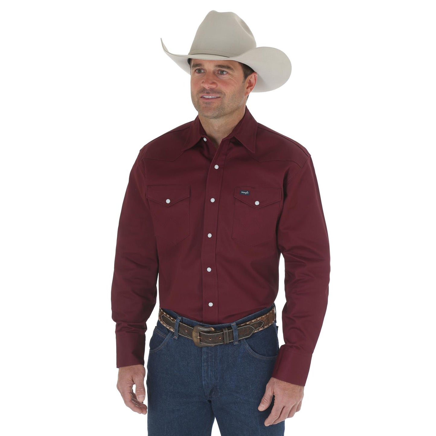 Wrangler Men's Authentic Cowboy Cut Chemise pour Homme