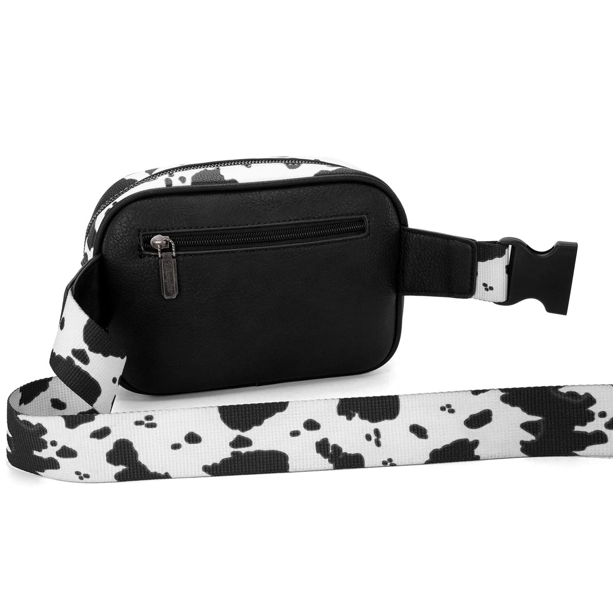 Sac banane Wrangler à motif vache WG133-194 - Noir