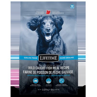 Lifetime Chien Sans Grains Poisson 11.36Kg