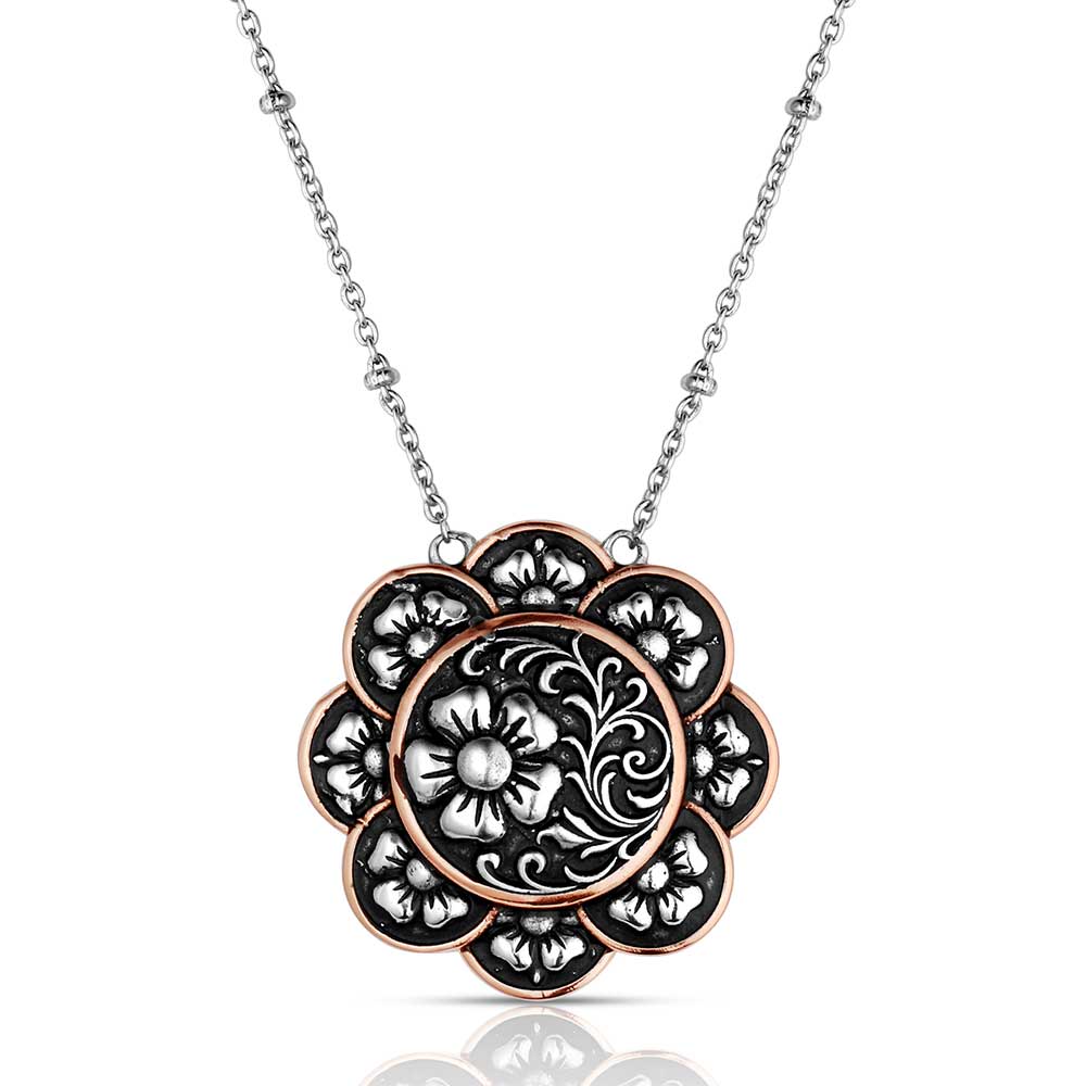 Collier bouquet de fleurs sauvages