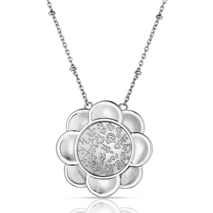 Collier bouquet de fleurs sauvages