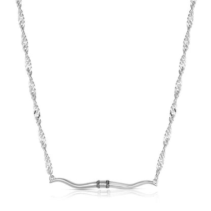 Montana Silversmiths Collier de barre de longhorns à silhouette occidentale