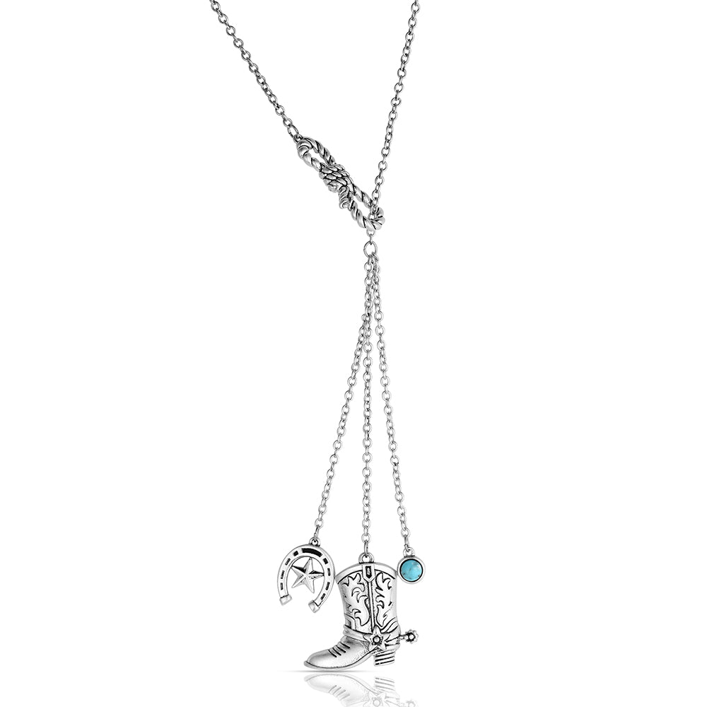 Montana Silversmiths Collier porte-bonheur Cowgirl