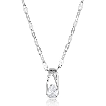 Montana Silversmiths Collier de cristal de l’horizon chuchoté