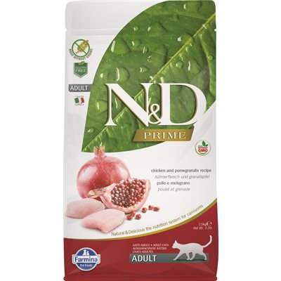 Farmina N&D Prime Sans Grains Chat Poulet & Grenade 3.3Lbs