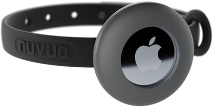 Nuvuq Collier Ajustable Avec Attache De Sécurité Pour Chat, Avec étuis Pour "airtag" Gris