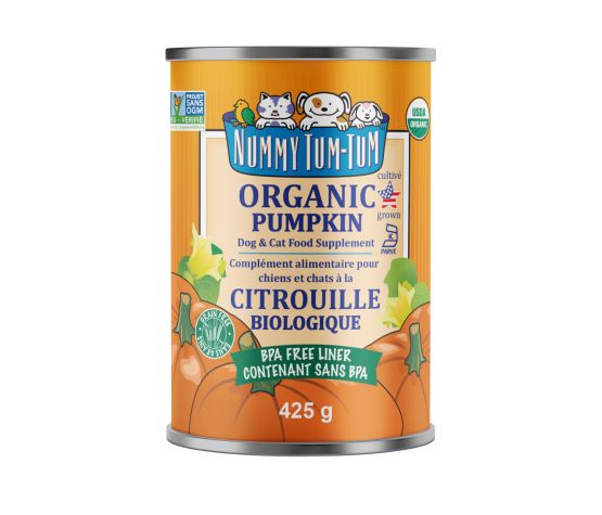 Nummy Tum-tum Complément Alimentaire Pour Chien Et Chat - Citrouille Biologique 425gr