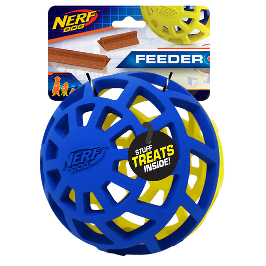 Balle Nerf Dog en caoutchouc ajouré, 12,7 cm (5 po)