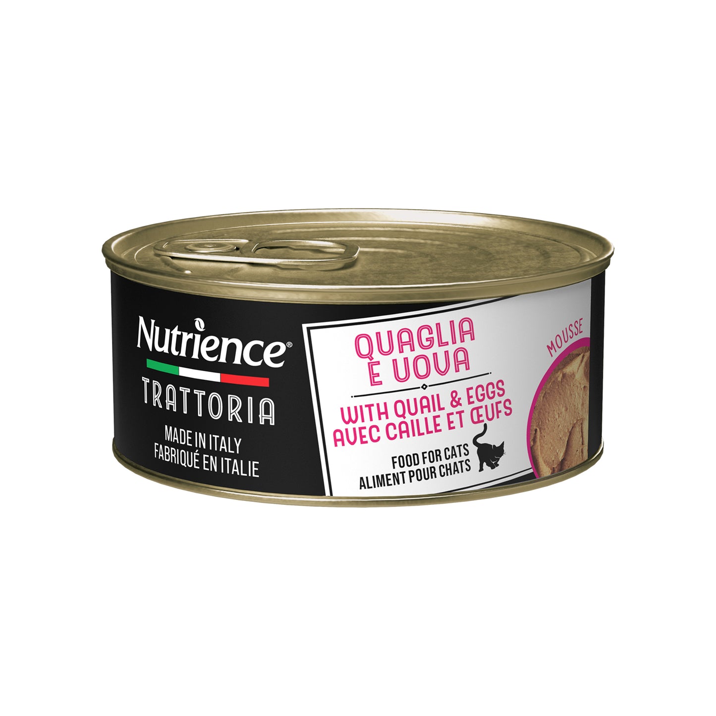 Nutrience Conserve Trattoria Avec Caille Et Oeuf Mousse, 85g