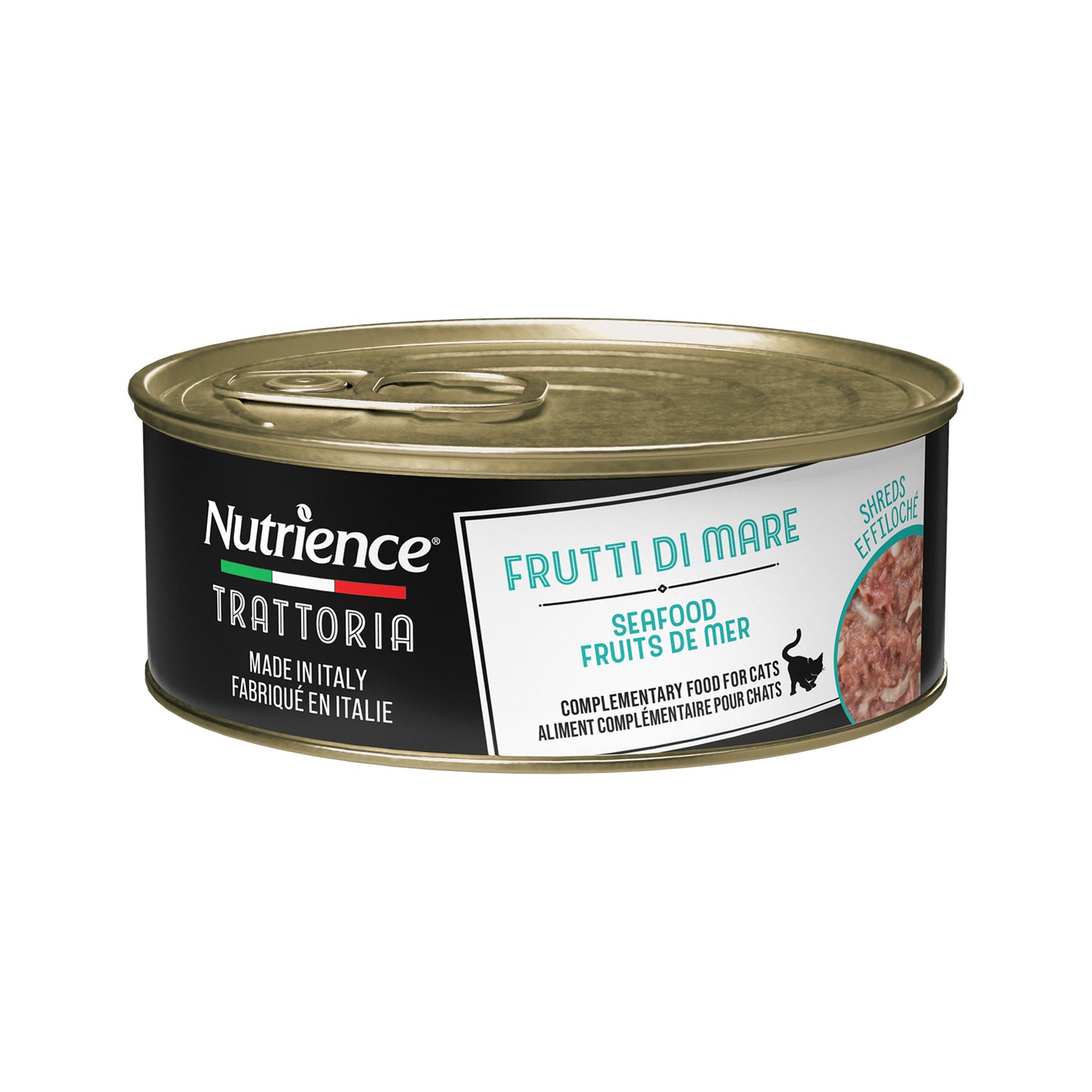 Nutrience Conserve Trattoria Fruits de mer Effiloché, 70g