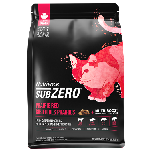 Nutrience SubZero pour chats, Gibier des Prairies, 1,8 kg