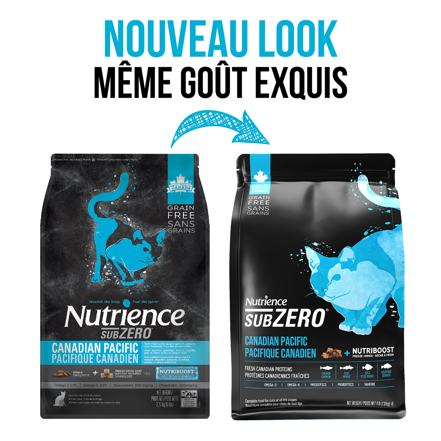 Nutrience SubZero pour chats, Pacifique canadien, 1,8 kg