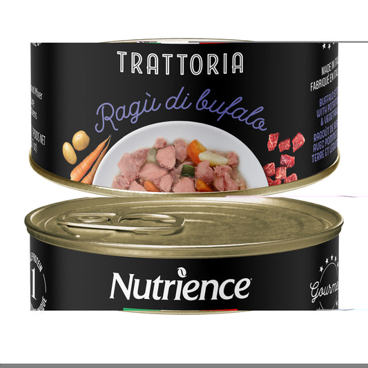 Nourriture Nutrience Trattoria pour chiens, Ragoût de bison, 190 g