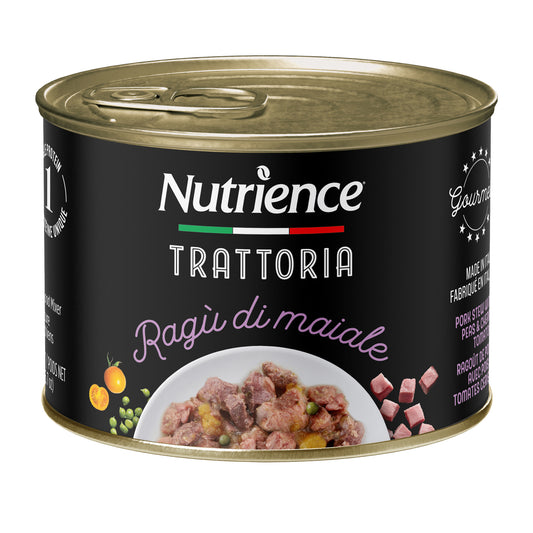 Nourriture Nutrience Trattoria pour chiens, Ragoût de porc, 190 g