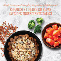 Garnitures Nutrience Style maison pour chiens, Saumon et riz rouge, 152 g