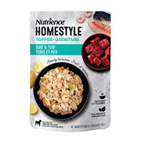 Garnitures Nutrience Style maison pour chiens, Terre et mer, 152 g