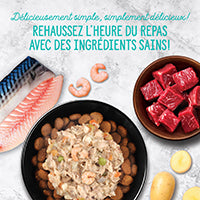 Garnitures Nutrience Style maison pour chiens, Terre et mer, 152 g