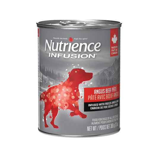 Nutrience Conserve Infusion pour chiens, Bœuf Angus, 369 g