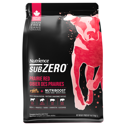 Nutrience SubZero pour chiens, Gibier des Prairies, 1,8 kg