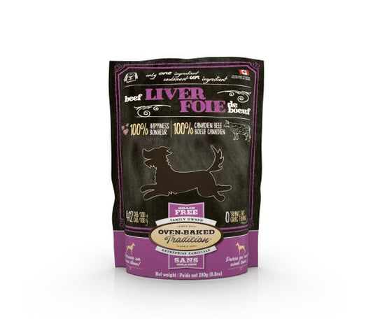 Obt Gâteries Pour Chien, Sans Grains, Foie De Boeuf Déshydraté