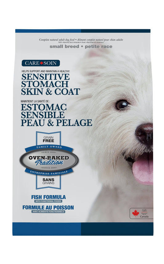 Ovenbaked tradition Nourriture Sèche Sans Grains Pour Chien De Petite Race / Peau Et Estomac - Poisson 4 Lb