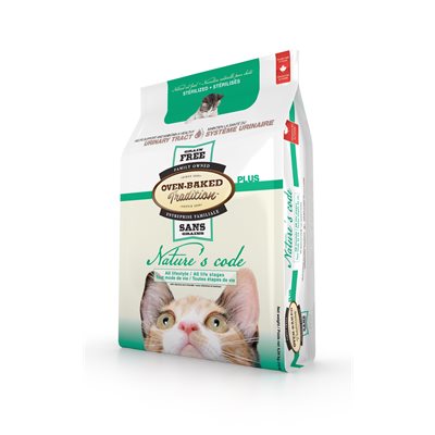 Ovenbaked Tradition Nature's Code Nourriture Sans Grain Pour Chat Soin Urinaire 2.5Lbs