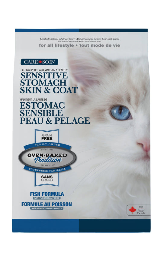Ovenbaked tradition Nourriture Sèche Sans Grains Pour Chat / Peau Et Estomac - Poisson 10 Lb