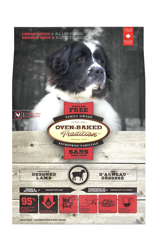 Ovenbaked tradition Nourriture Sèche Sans Grains Pour Chien De Grande Race - Agneau 23 Lb