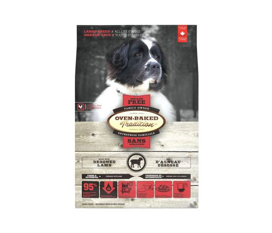 Obt Nourriture Sèche Sans Grains Pour Chien De Grande Race - Agneau 5 Lb