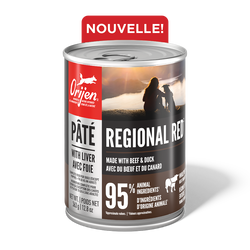 Orijen Pâté chien eegional Red avec Foie 363g